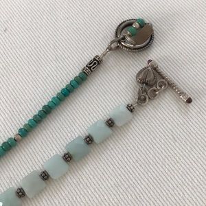 Turquoise & Stone Bracelet Set